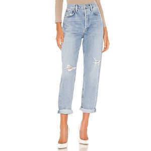 AGOLDE 90’s Mid-rise Loose Fit Distressed Jeans
